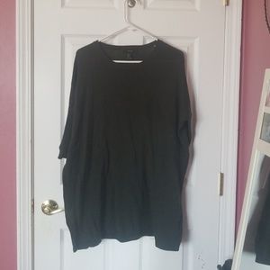 Dark green sweater dress